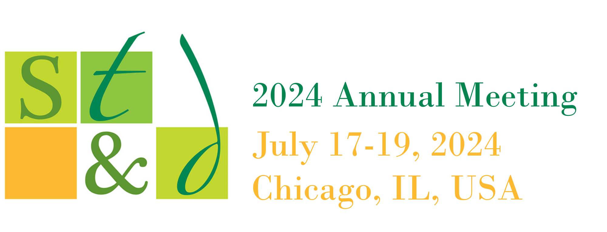 Header announcing the 2024 Annual Meeting, July 17-19, 2024, in Chicago, IL, USA