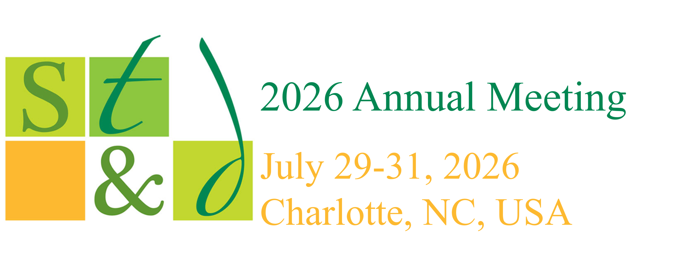 STD2026_Banner Header announcing the 2024 Annual Meeting, July 17-19, 2024, in Chicago, IL, USA